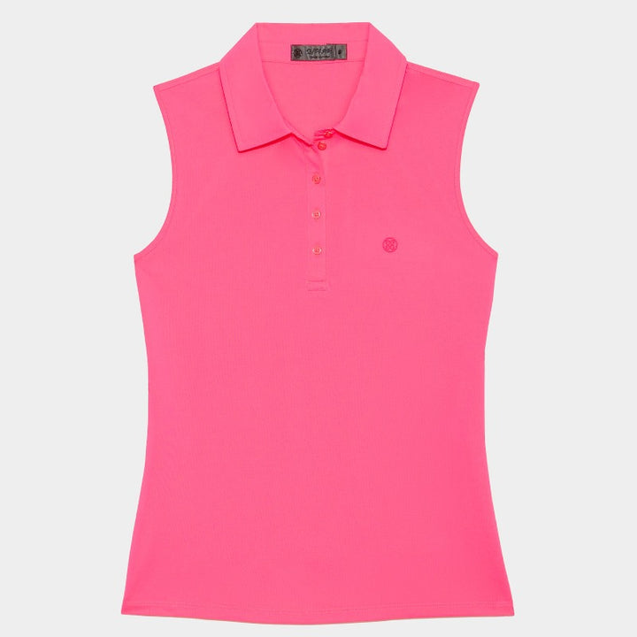 G/FORE S/L Pique Polo - Knockout Pink