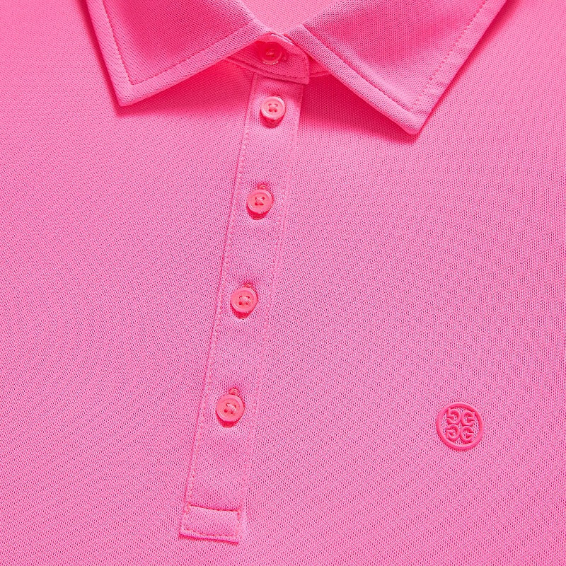 G/FORE S/L Pique Polo - Knockout Pink