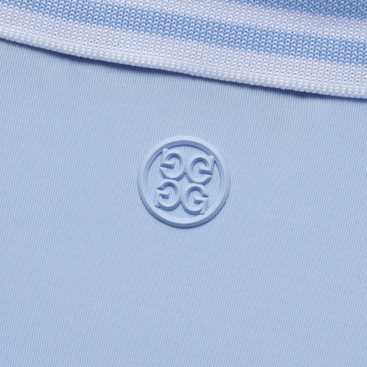 G/FORE Featherweight Zip L/S Polo - Sky