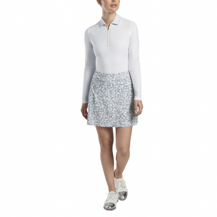 G/FORE A-Line Skort - Snow/Grey Floral