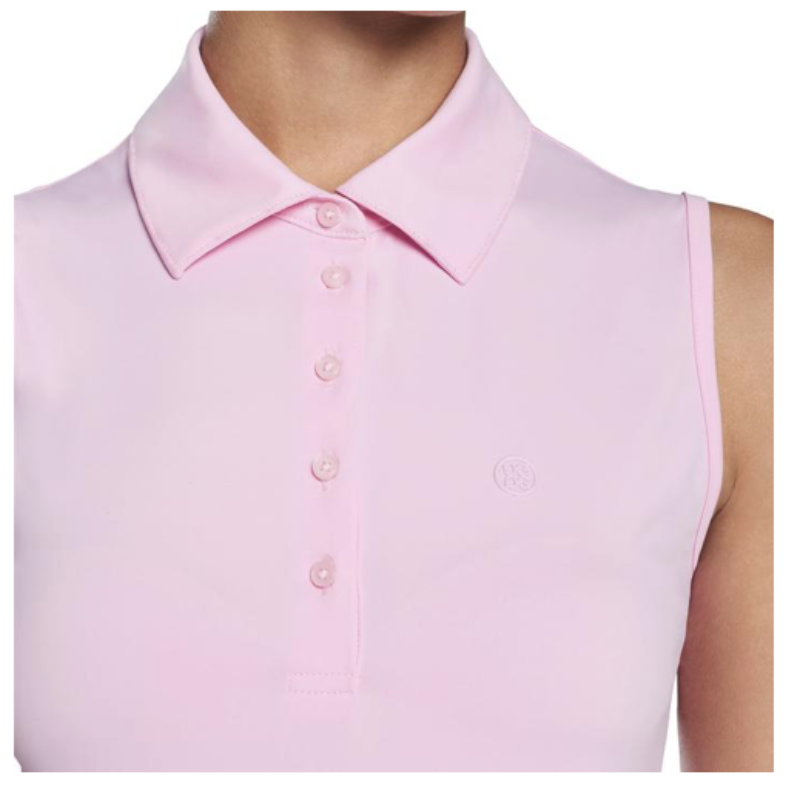 G/FORE Featherweight S/L Polo - Pink