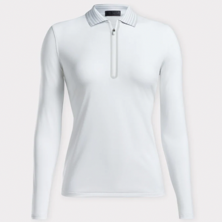 G/Fore Silky Tech L/S Polo - Snow