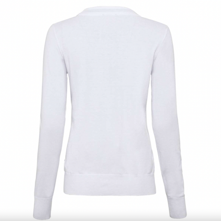 Golfino Ana Crewneck Pullover - White