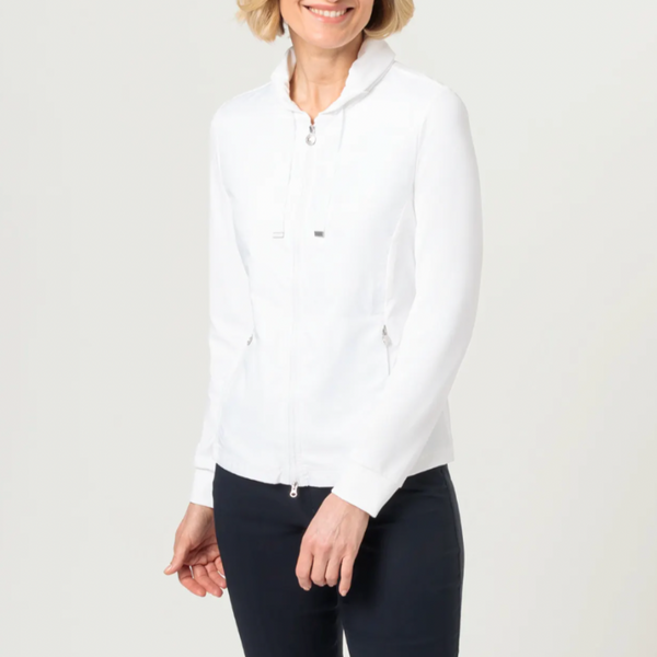 Golfino Brenda Stretch Jacket - Optic White – Open Court