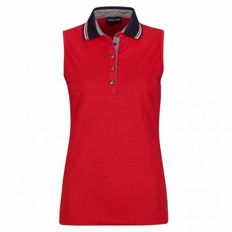 Golfino Club S/L Polo - Red Flame