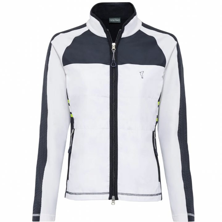 Golfino Drive Sweat Jacket - Optic White