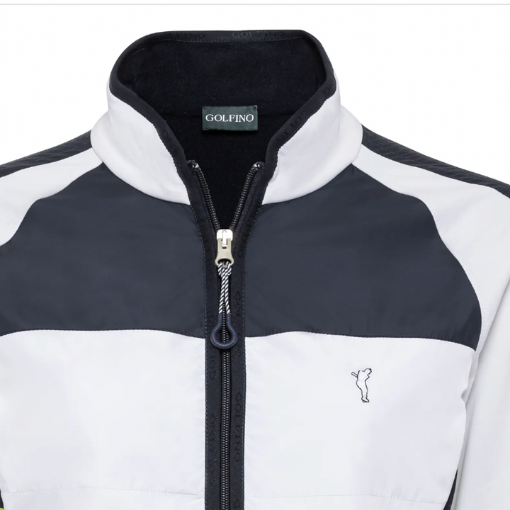 Golfino Drive Sweat Jacket - Optic White