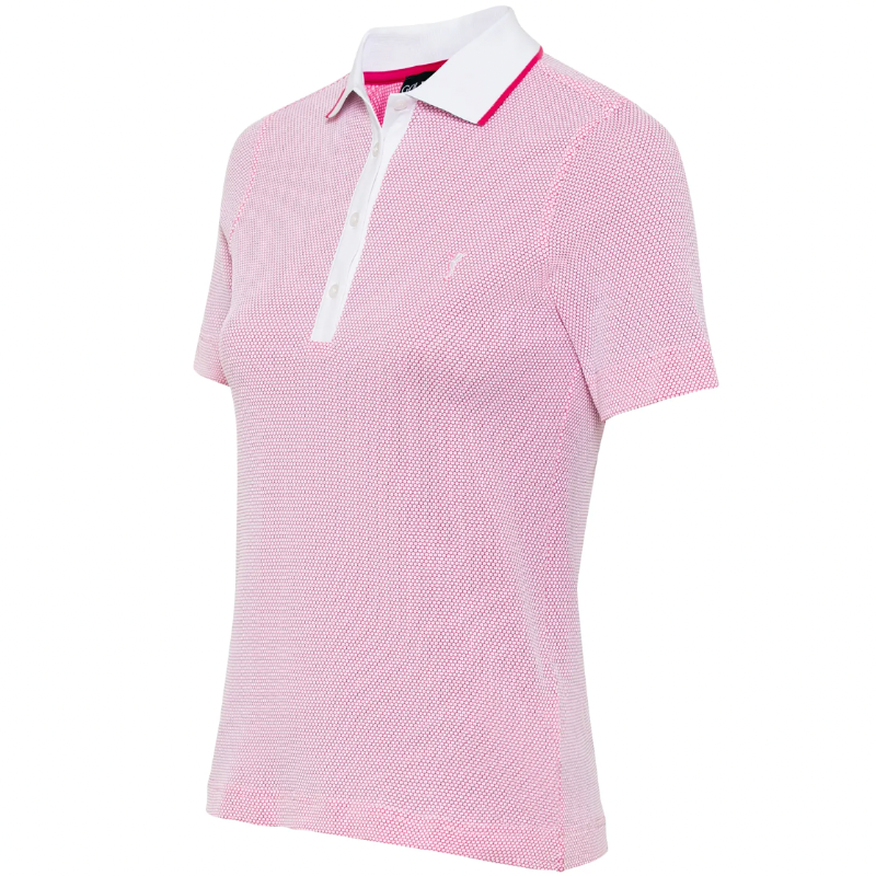 Golfino Mercedes S/S Polo - Shocking Rose