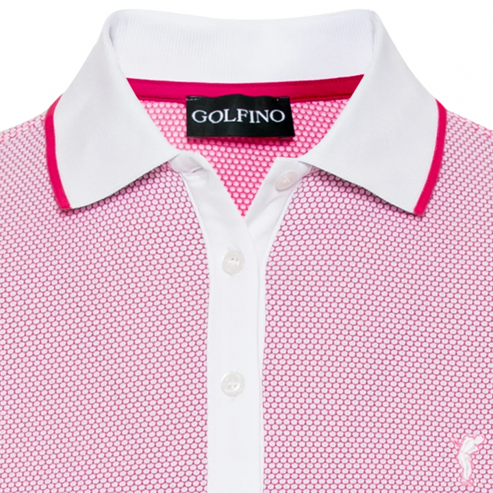 Golfino Mercedes S/S Polo - Shocking Rose