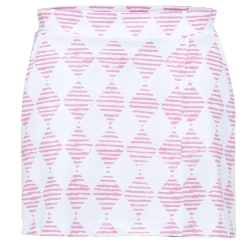 Golfino Natural Light Print Skort - Rose