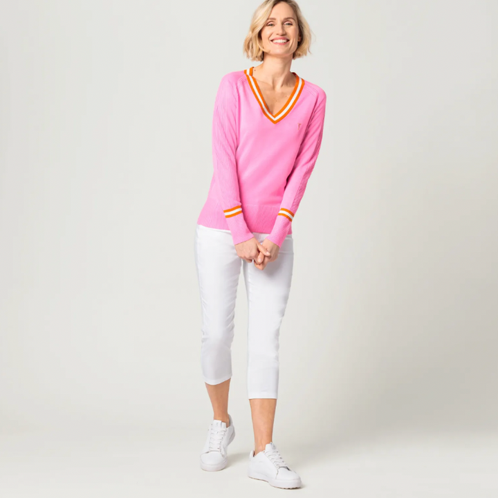 Golfino Natural Light Sweater - Shocking Rose