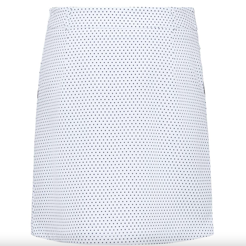 Golfino Perfect Round 18" Skort - White Dot