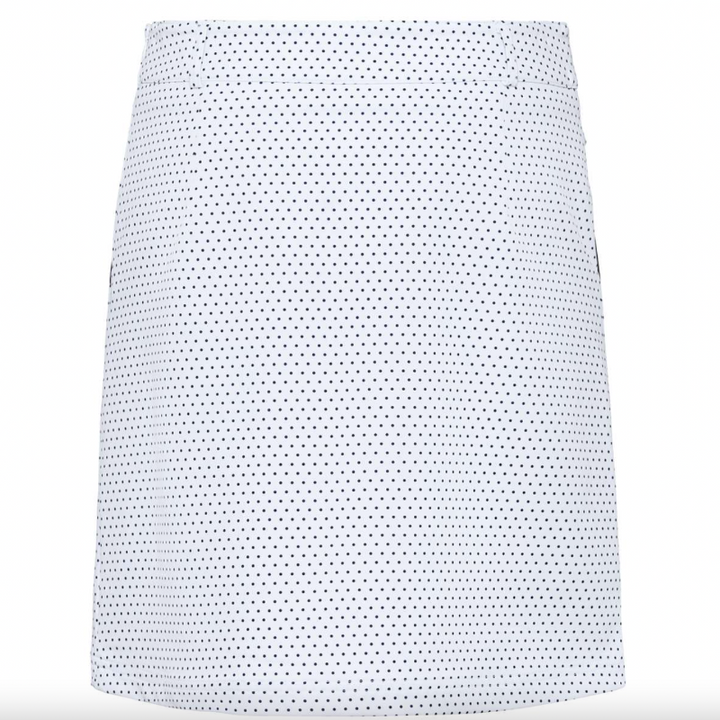 Golfino Perfect Round 18" Skort - White Dot