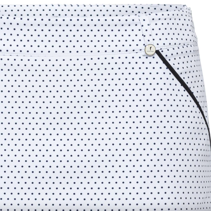 Golfino Perfect Round 18" Skort - White Dot