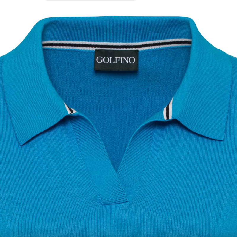 Golfino Perfect Round S/S Polo - Turquoise