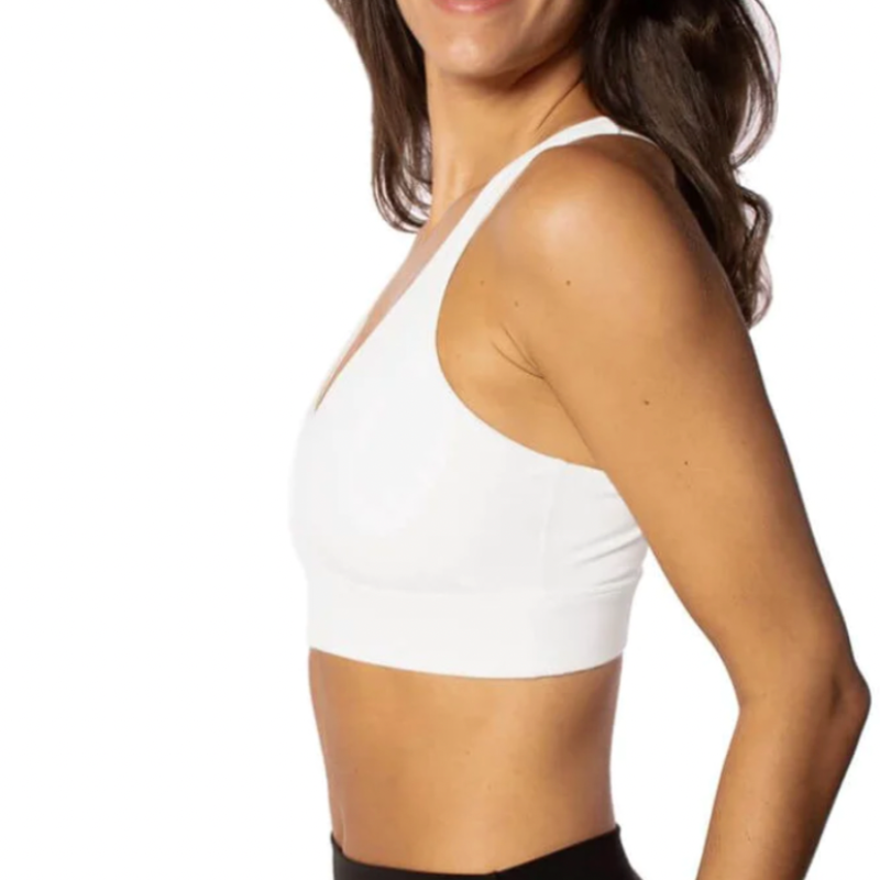 Golftini Crossover Bra - White