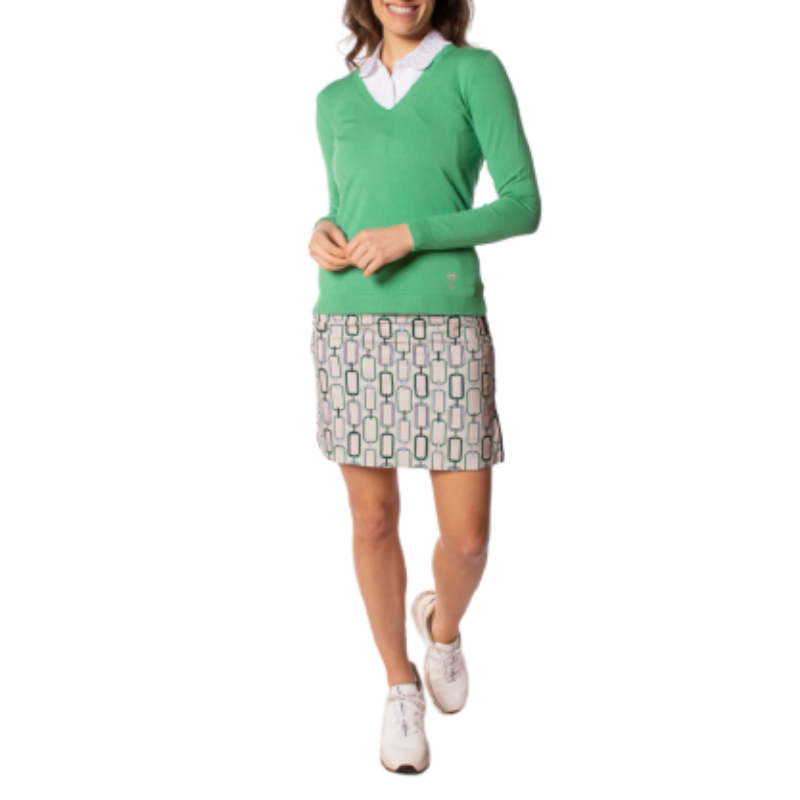 Golftini V-Neck Sweater - Kelly Green