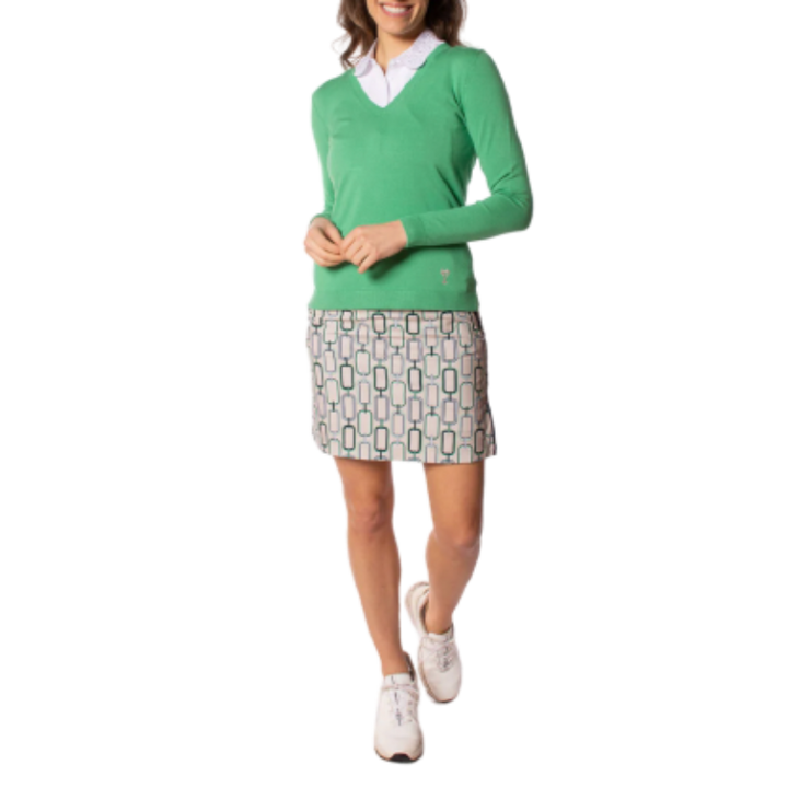 Golftini V-Neck Sweater - Kelly Green