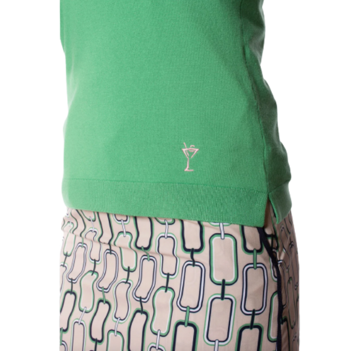 Golftini V-Neck Sweater - Kelly Green