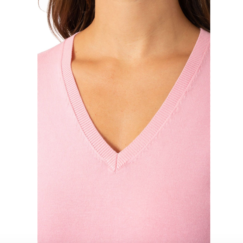 Golftini V-Neck Sweater - Light Pink