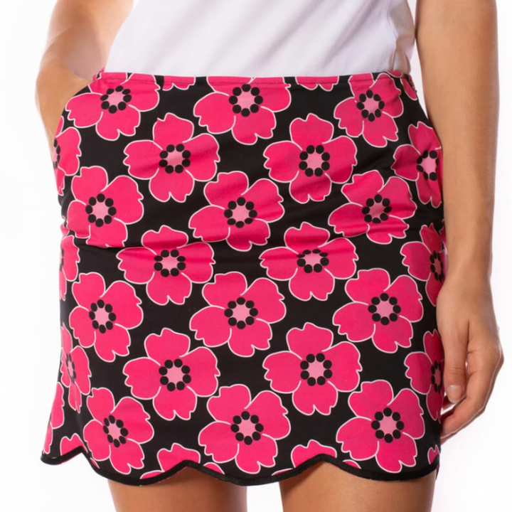 Golftini Wanderlust Scallop Skort - Floral