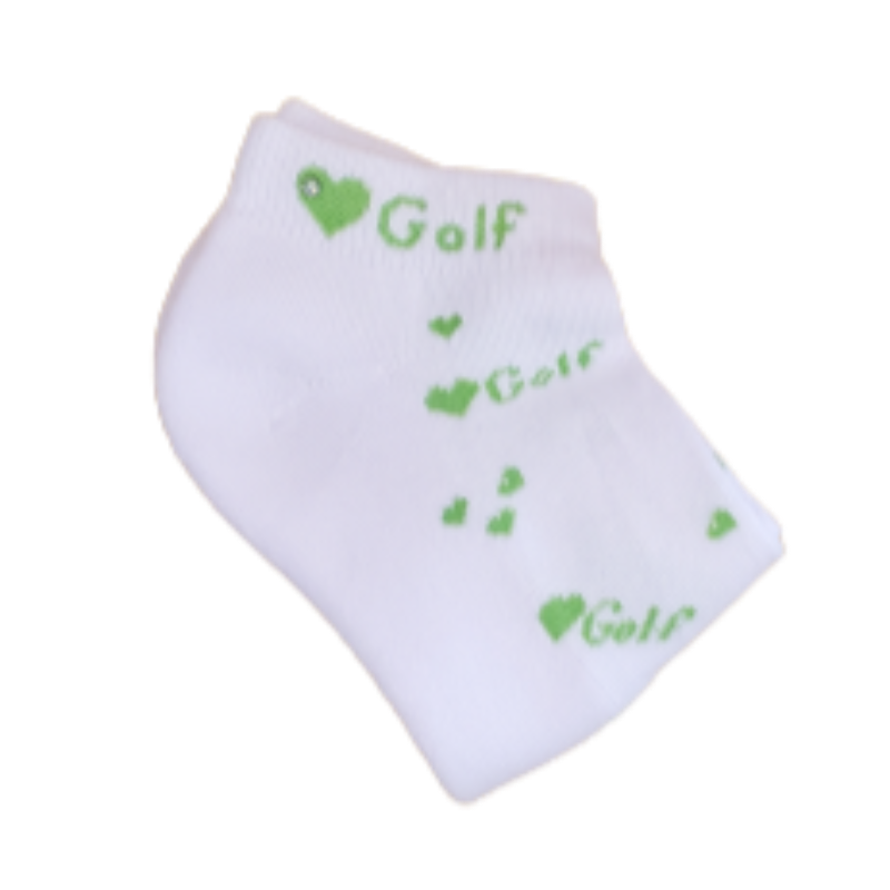On the Tee Socks - Love Golf - Lime Crystal
