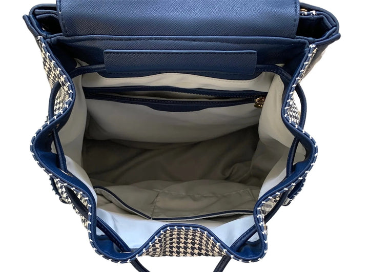Court Couture Hampton Bag -  Houndstooth Blue