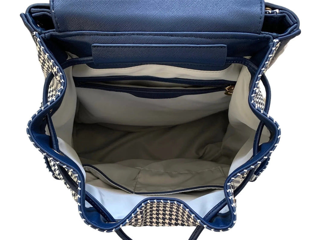 Court Couture Hampton Bag - Houndstooth Blue