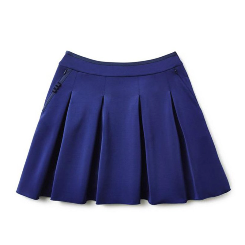 Hedge Darrow Boxpleat Skort - Navy