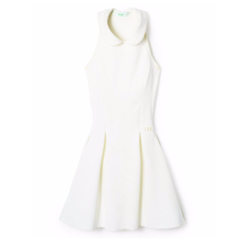 Hedge Dune Dress w/Collar - Cream