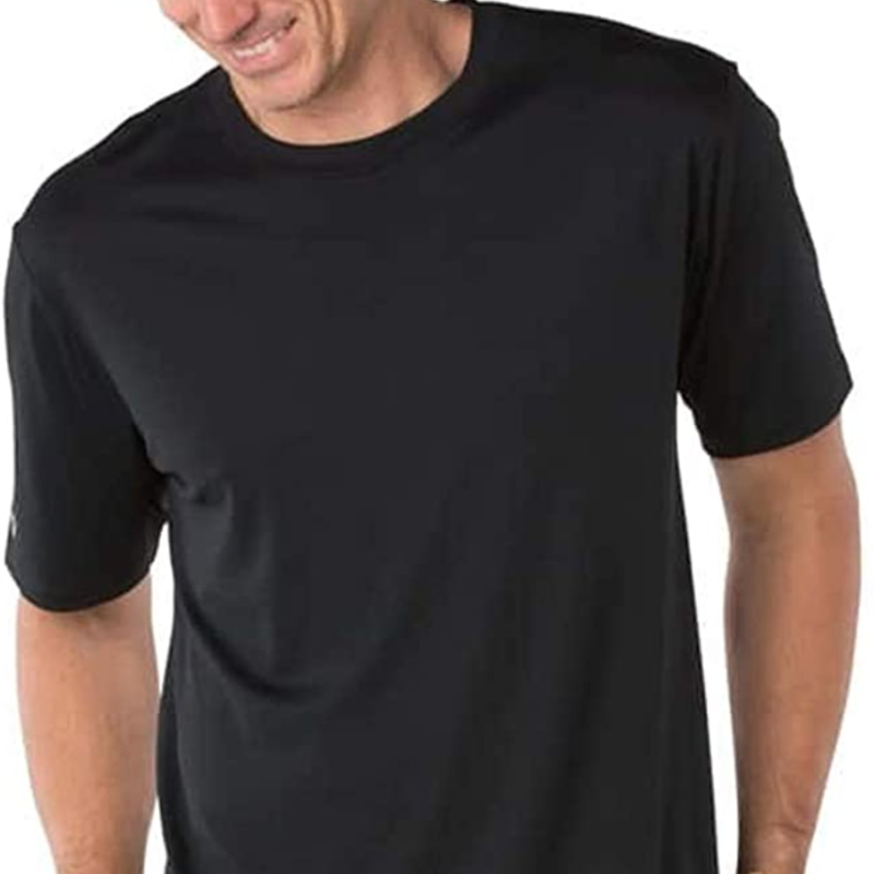 IBKUL Men's S/S Crew Neck T-Shirt - Black