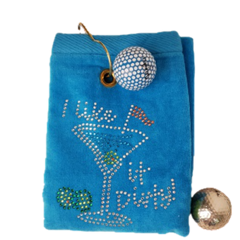 Navika Golf Towel - Turquoise - I Like It Dirty
