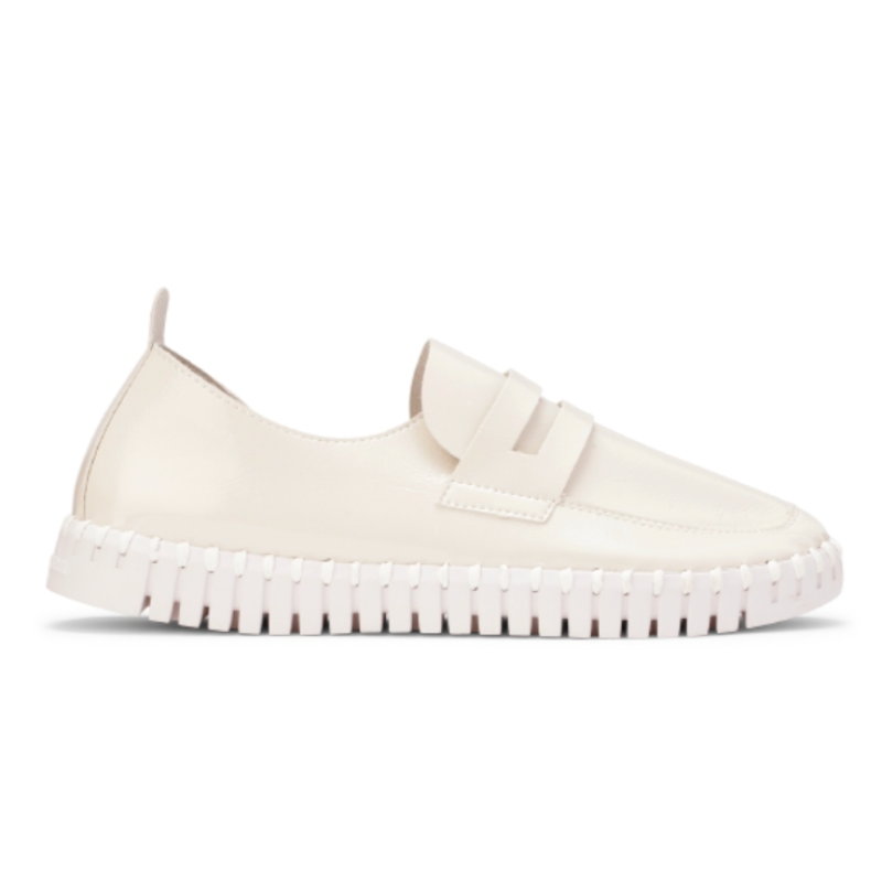 Ilse Jacobsen Tulip Patent Loafer - Cream