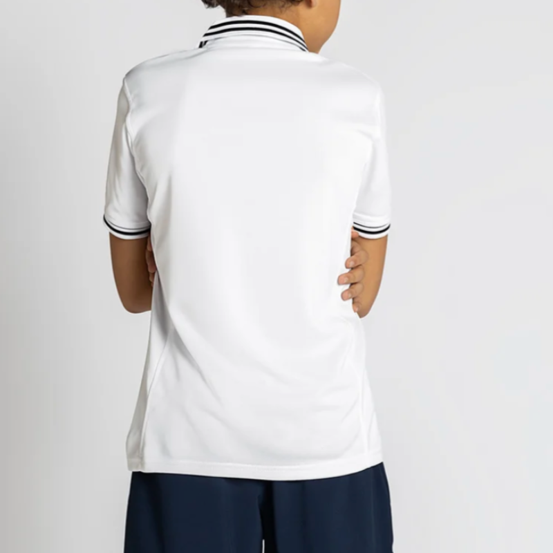 InPhorm Boys S/S Polo - White/Midnight