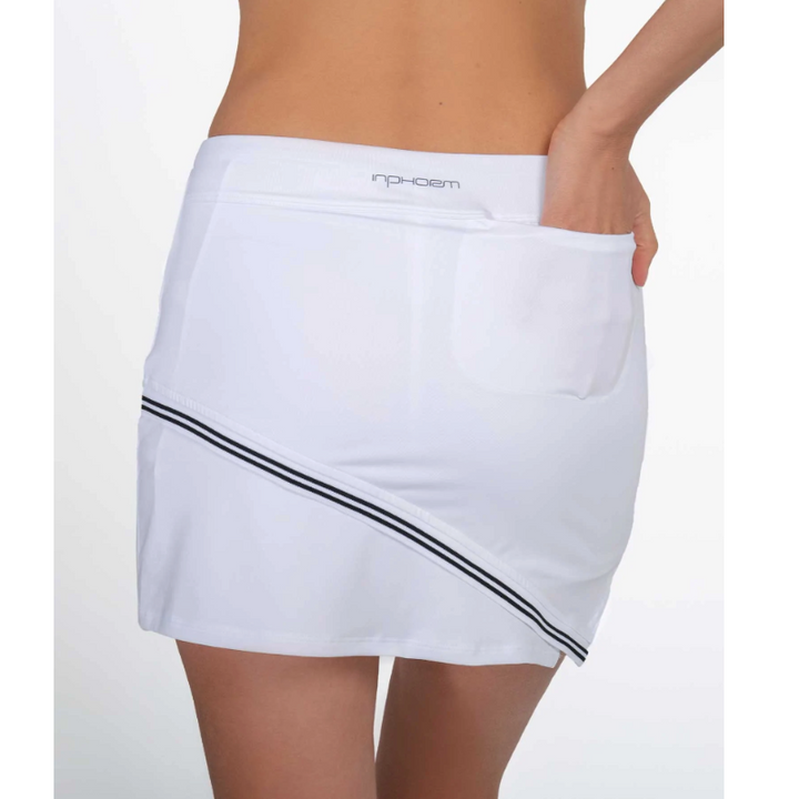 InPhorm Chloe Skort - White/Black