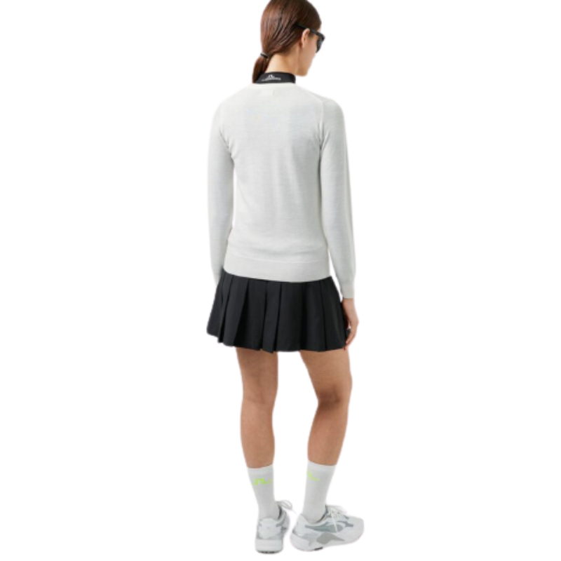 JL Golf Amaya V-Neck Sweater - Ivory