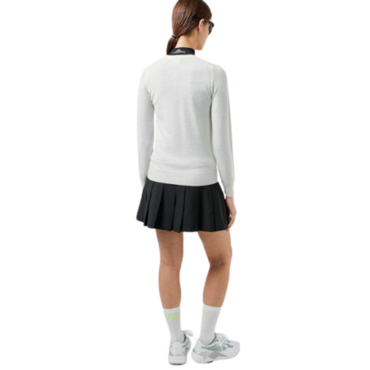 JL Golf Amaya V-Neck Sweater - Ivory