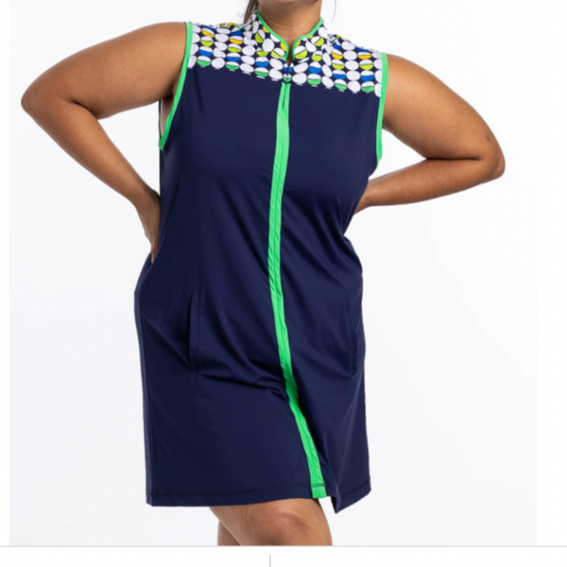 Kinona PV Match Play All Day S/ L Dress - Navy