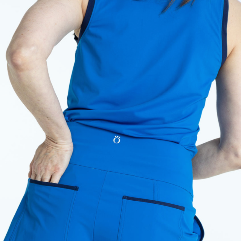 Kinona S/L Golf Top - Blueberry Blue