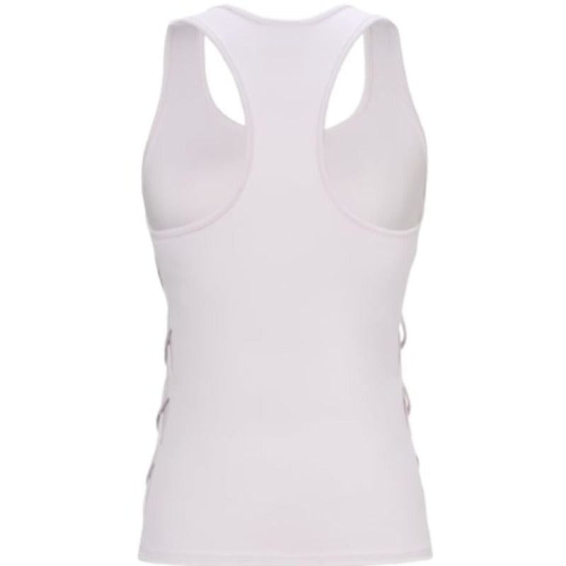 L'Oeuf Poché Ballet Lace Up Racerback - Lavender