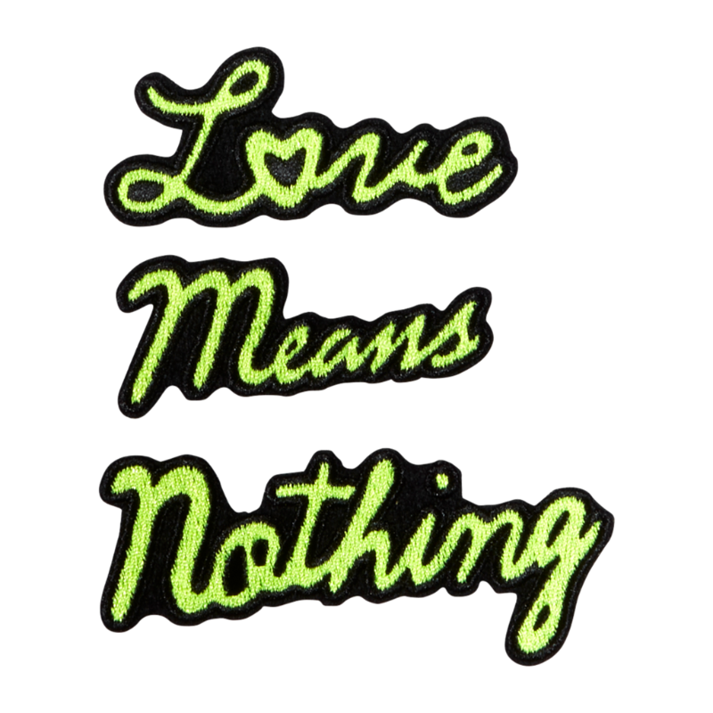 Oliver Thomas Badge - Love Means Nothing - Yellow Multi