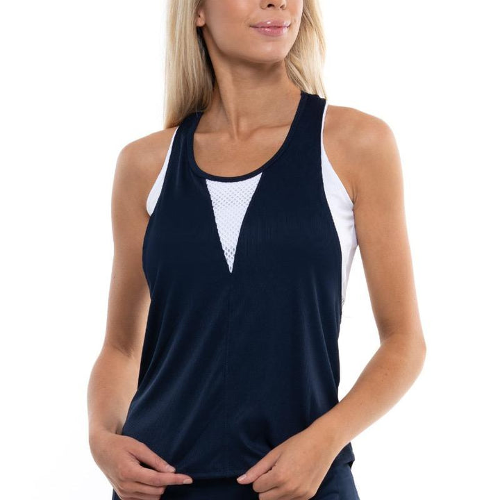 Lucky In Love Layer Tank - Midnight