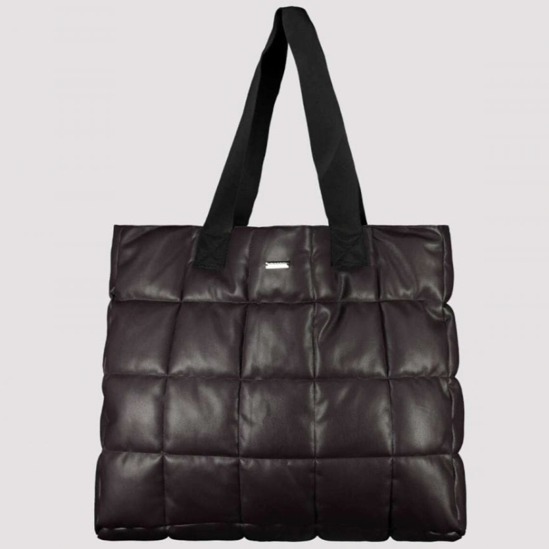 Monari Quilted Tote Bag - Espresso