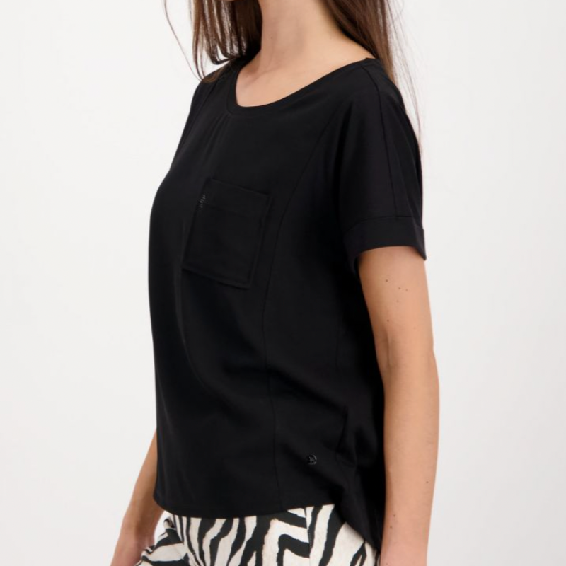 Monari Silky Tee - Black