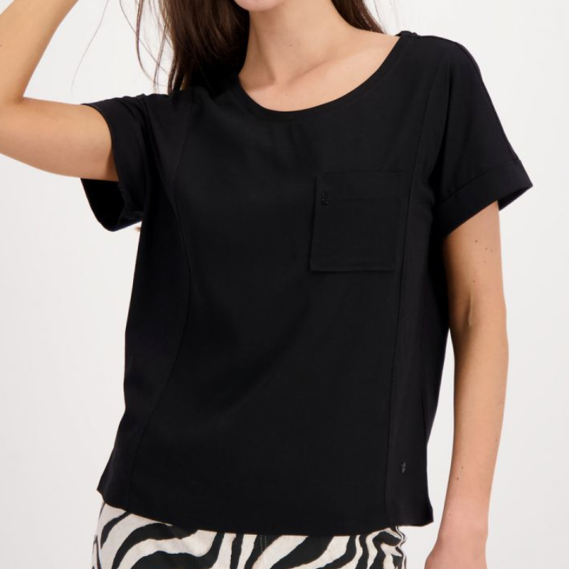 Monari Silky Tee - Black