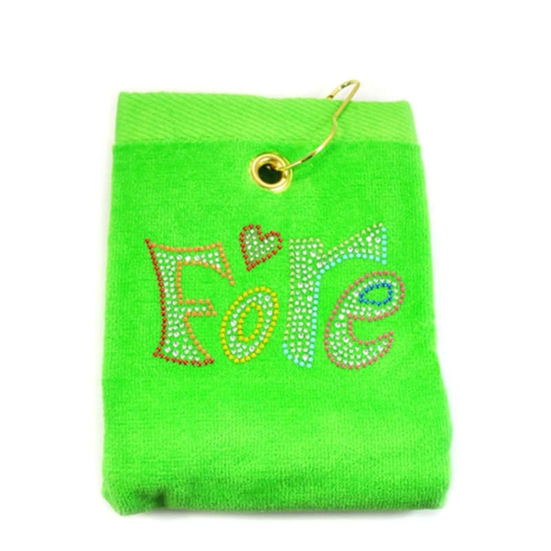 Navika Golf Towel - Fore (Green)