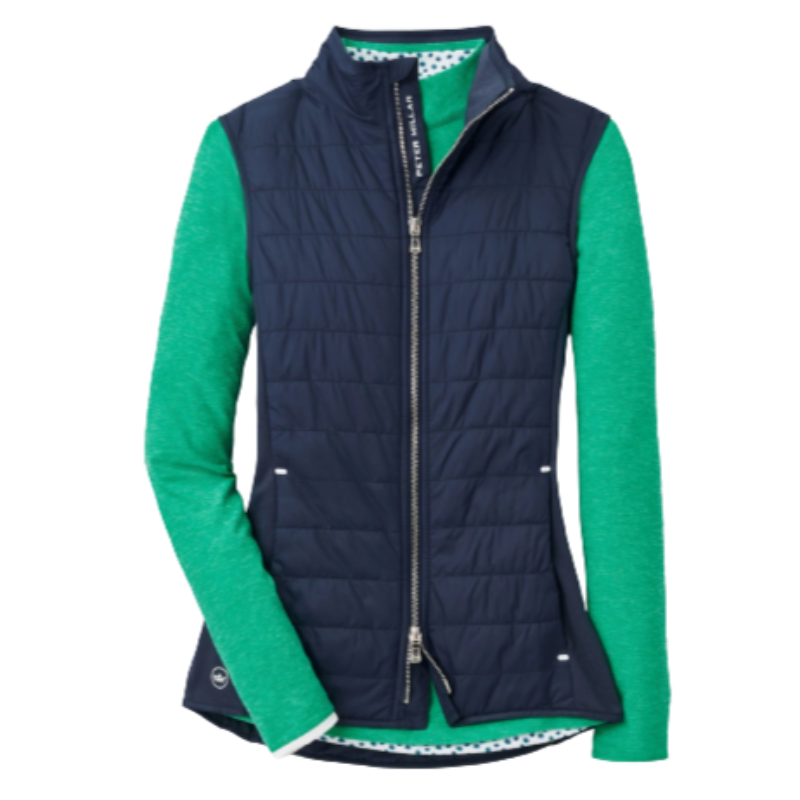 Peter Millar Lizzie Hybrid Quilted Vest - Navy