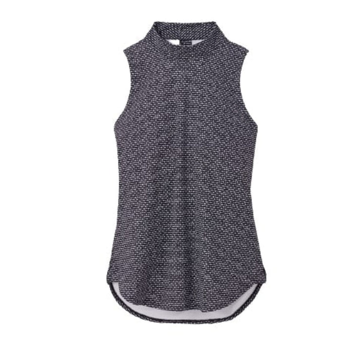 Peter Millar Mock Top - Black Tweed