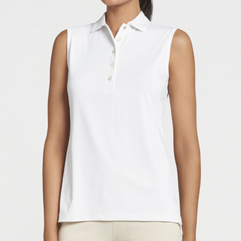 Peter Millar Perfect Fit S/L Polo - White