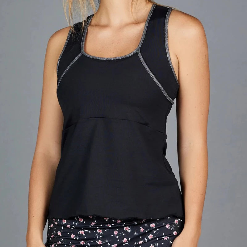 Women's Denise Cronwall Floral Classic Racerback Top – Tennis Central